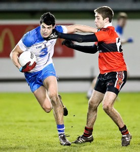 Shane Aherne produced another big shift in midfield for Waterford, and chipped in with four points. 