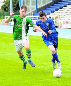 Robbie Buckley in control against Bray.