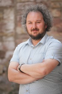 Yann Greinenberger proved an engaging speaker at the Glass City Symoposium. 