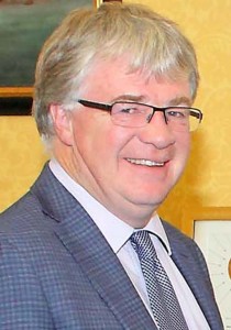 Steady as you go: City & County Council Chief Executive Michael Walsh.