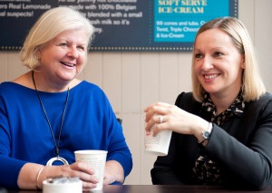 Mailo Power, pictured with Renua leader Lucinda Creighton in Waterford recently. 