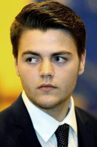 Cllr Adam Wyse, who is seeking flashing warning signs on the approach road to Passage East NS. 