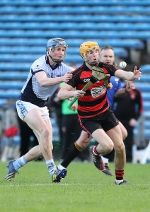 Ballygunner’s Brian O’Sullivan peels away from Na Piarsaigh's Mike Foley