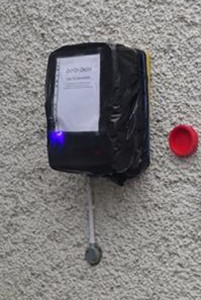 The public access defibrillator in Portlaw which is currently out of order.  