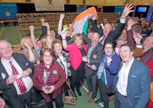 Poll topper Butler after she was elected on Saturday.