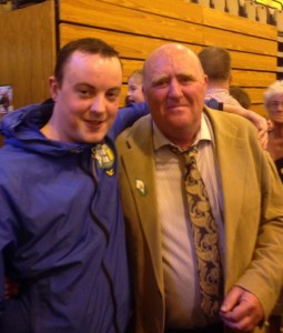 Near miss: Sinn Féin's Michael Doyle and Cllr John Hearne. 