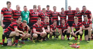 Waterpark celebrate their success in the Munster Junior Plate final. 