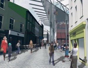 The revamped Apple Market, as envisaged in this City & County Council drawing