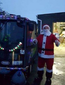 Tramore’s Santa Sweeper - as once he looked. 