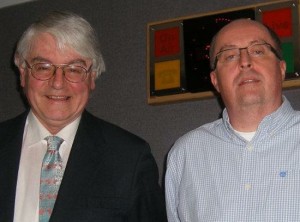 Muiris, pictured with former Tipperary TD and key Irish Government advisor, Martin Mansergh. 