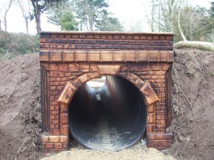 A miniature version of Durrow Tunnel, created by John Hayes.