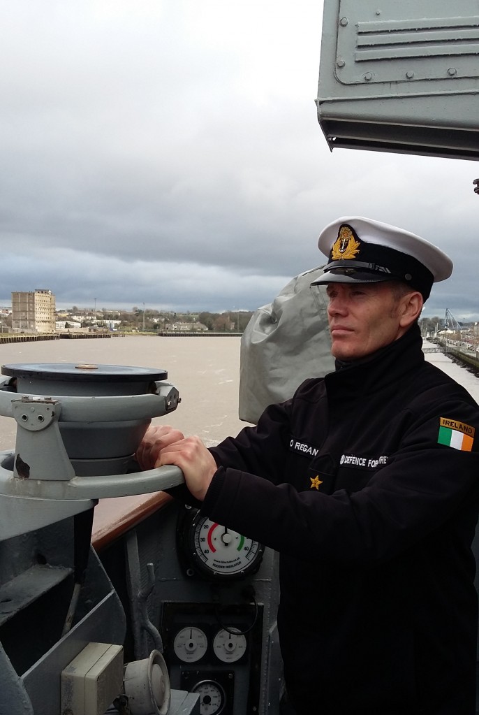 As Captain, Lt Cdr O’Regan has overall command on board the LE Ciara.