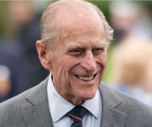 Stepping back: Prince Philip. 