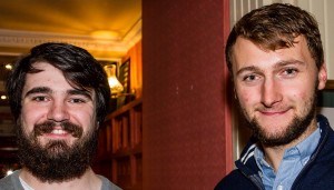  Waterpark College past pupils Daire Jackman and Andrew Goff (2015). 