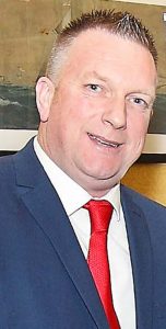 Seeking support: Councillor Declan Clune. 