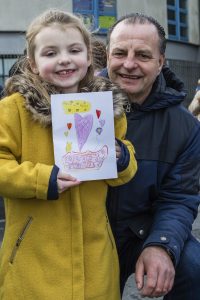 Eva and Martin Howlett at the 'Have a Heart' march. 