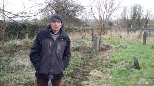 Paddy Houlihan pictured in the Knights Templar Graveyard, Kilbarry. 