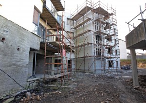 Scaffolding has been in place at Mount Suir for years. 