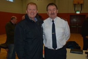 Senator Paudie Coffey and Chief Superintendent Padraig Dunne. 