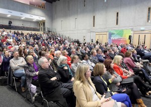 The WIT Arena hosted the Project Ireland 2040 launch on March 9th.	 								| Photo: Noel Browne 