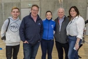 Aaron and Paul Dower, Pauline Cunningham (Waterford Sports Partnership), Harry Conway (Dyspraxia Ireland) and Karen Power