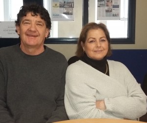 Ray Halligan (Chairperson if the Waterford IKA Branch) and Maria Ryan