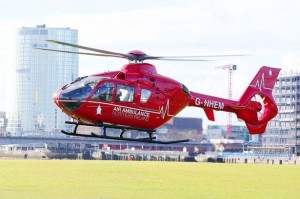 A helicopter air ambulance similar to the one that will be flying out of Cork Airport from August.