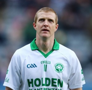 'King' Henry Shefflin proudly wearing his Ballyhale Shamrock colours. 