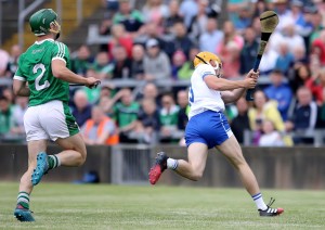Tommy Ryan striking home Waterford's goal in Sunday's defeat to Limerick