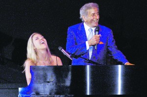 Tony Bennett and Diana Krall. 