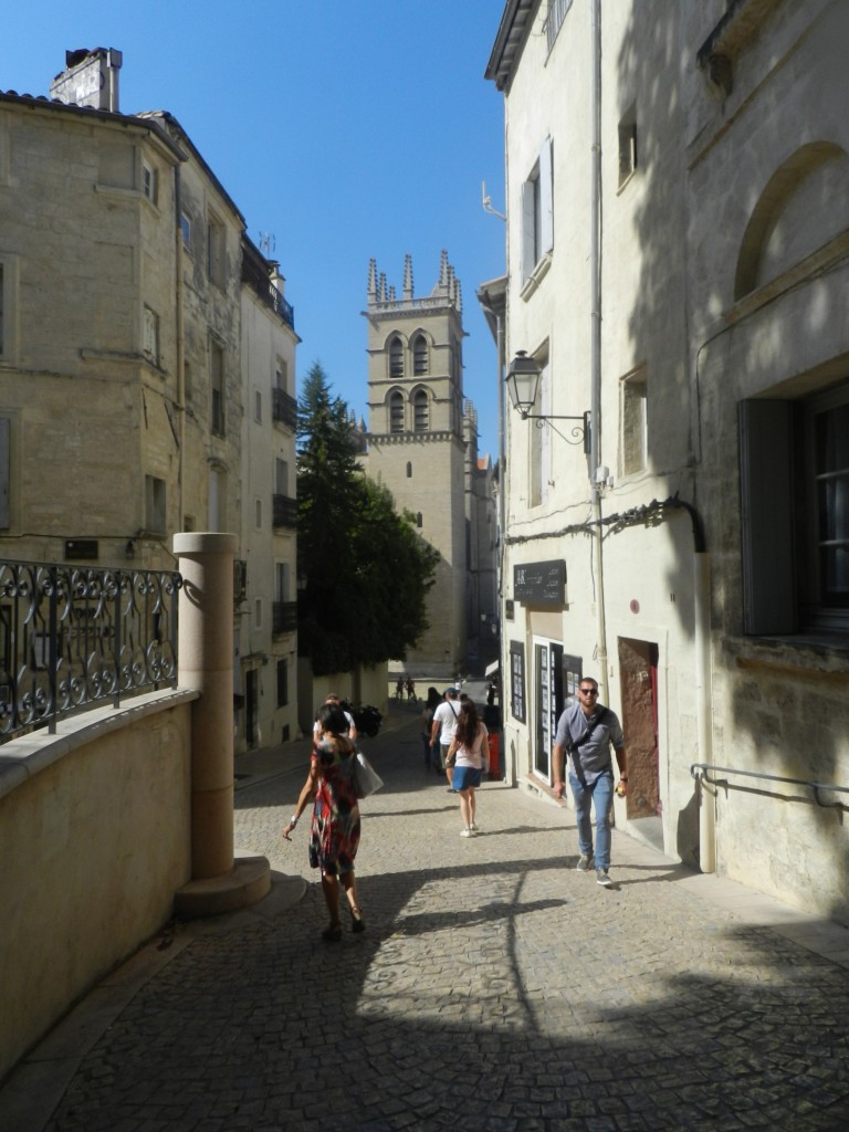 The old town in Montpellier