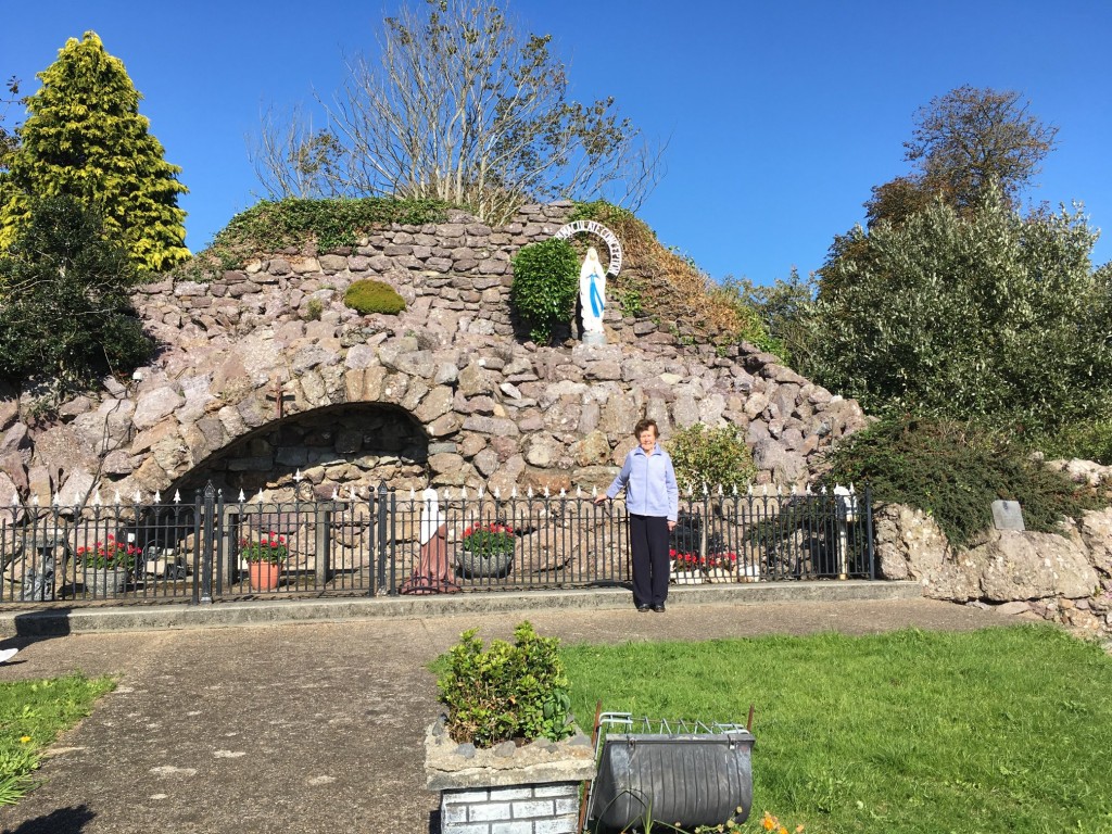 Mary O’Carroll (92) pictured at the Ferrybank Grotto which she has lovingly tended to for many years.