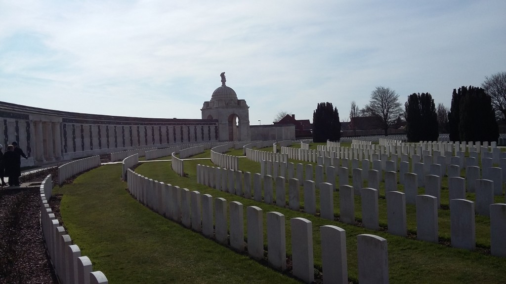 Tyne Cot Commonwealth War Graves Cemetery.