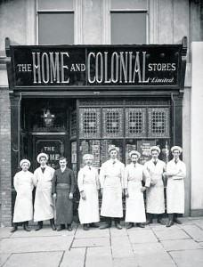 A Group of Workers at the Home & Colonial Store on Borad Street, Waterford May 10th 1910