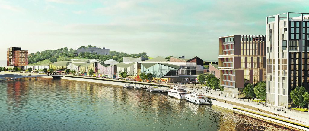 Legal representatives of Falcon Real Estate Development Ireland Ltd have told Senator Paudie Coffey that the North Quay project is "still on track".  