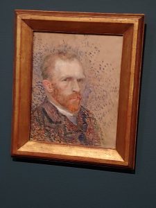 A self-portrait by Vincent Van Gogh.