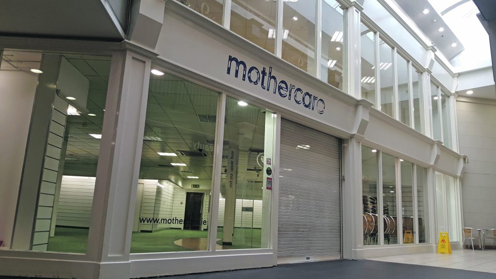 Some 13 businesses closed their doors in the city centre last year, with six of those still empty, including Mothercare in George’s Court (pictured), Alfie Hales in Arundel Square and Sam McCauley’s on Broad Street.