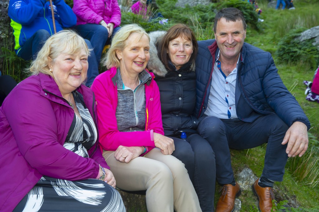 Bridget Drohan, Irene Raher, Marie and Cllr Liam Brazil at the Mahon Falls concert. Pictures: Patrick Browne