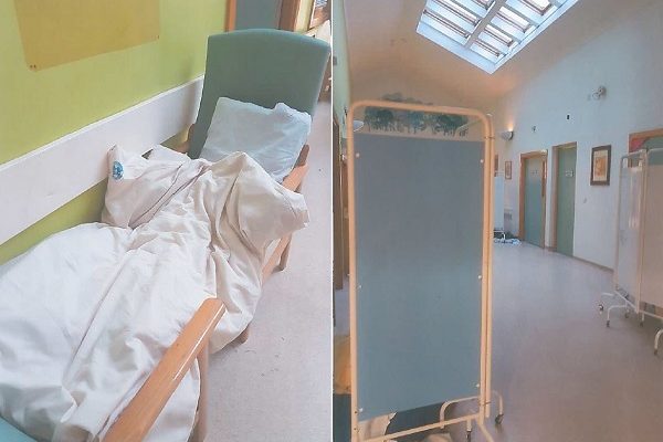 Protest over UHW psychiatric conditions