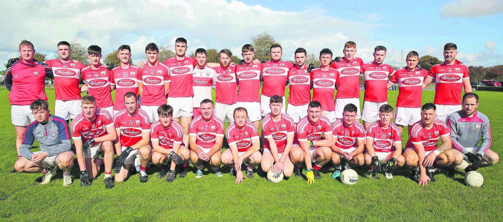 The Ballyduff Lower team that lost to Croom in Limerick on Saturday.  Photo: Maurice Hennebry. 