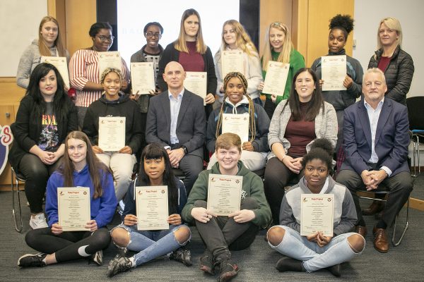 Pobal graduates celebrate completion of course at Bausch + Lomb