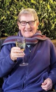 Cheers from pianist Bernie Flanagan who died last week.