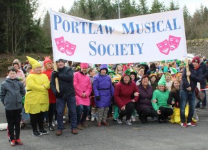 Members of Portlaw Musical Society pictured at the 2019 Portlaw St Patrick’s Day Parade. 