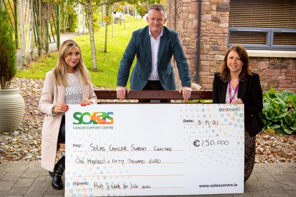 Solas Cancer Support Centre 2021 Virtual Run and Walk for Life raises €150,000