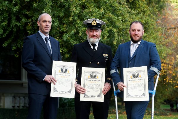 Bravery awards for crew of Rescue 117