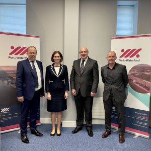 Minister Naughton visits Port of Waterford