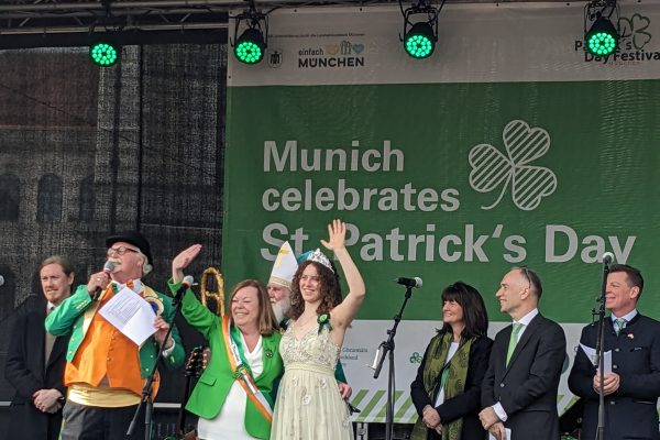 Great atmosphere at Munich parade
