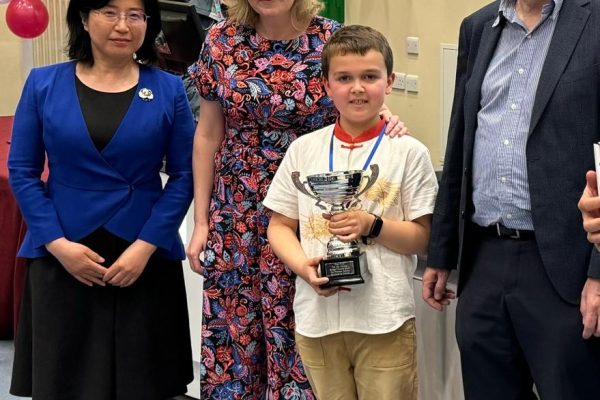 Eli Brinza wins Chinese Competition