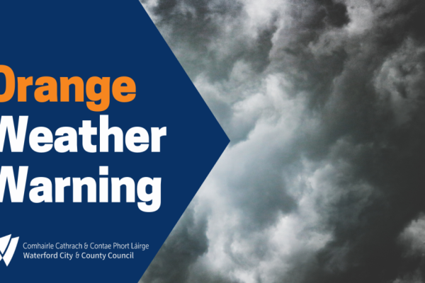 Status Orange Rain Warning for Waterford