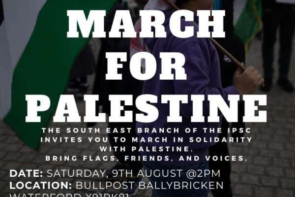 March for Palestine to be held in Waterford